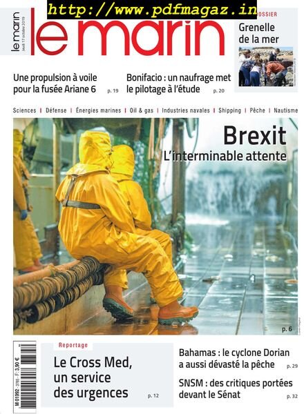 Le Marin – 17 octobre 2019 Cover