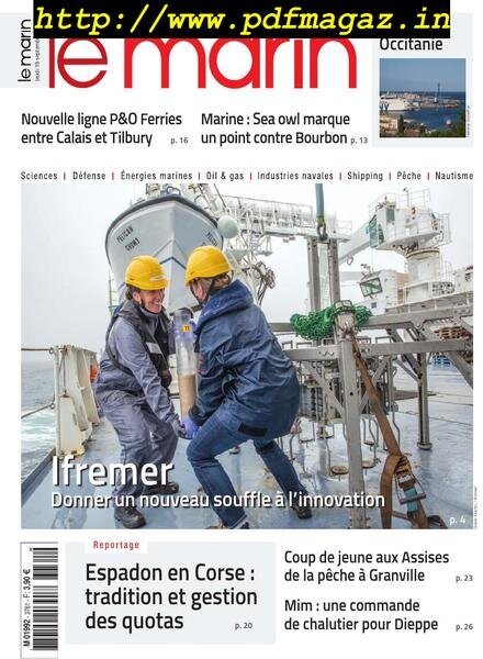 Le Marin – 19 septembre 2019 Cover