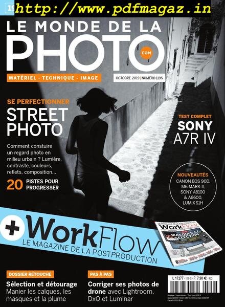 Le monde de la photo – octobre 2019 Cover