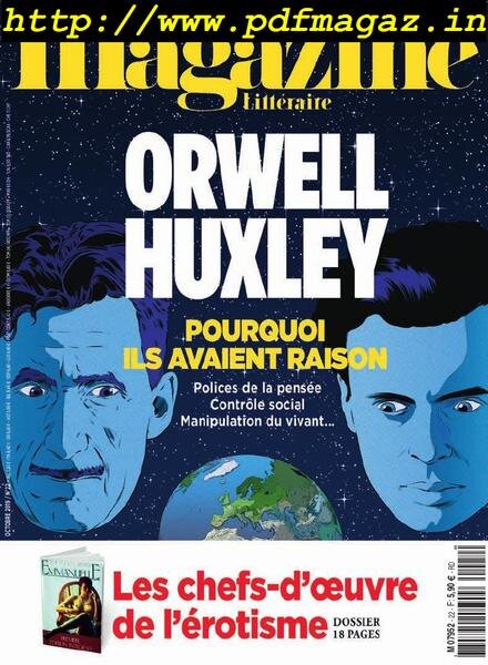 Le Nouveau Magazine Litteraire – octobre 2019 Cover