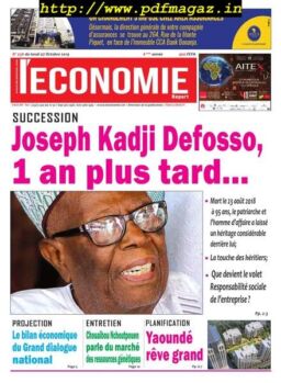 Le quotidien de l’economie magazine Afrique – 07 octobre 2019