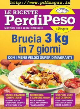Le Ricette PerdiPeso – Ottobre 2019