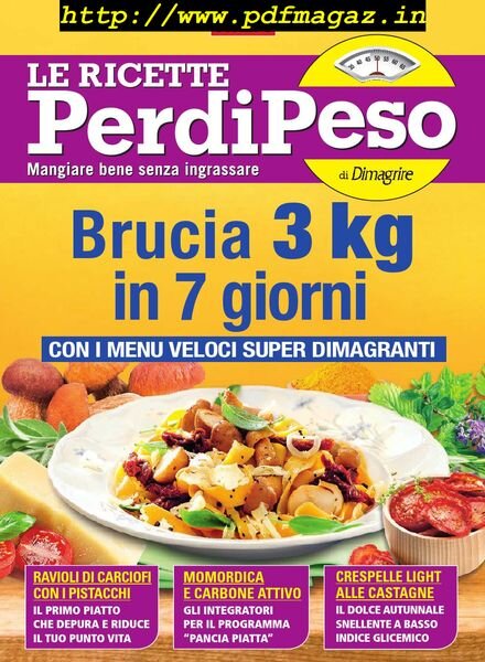 Le Ricette PerdiPeso – Ottobre 2019 Cover