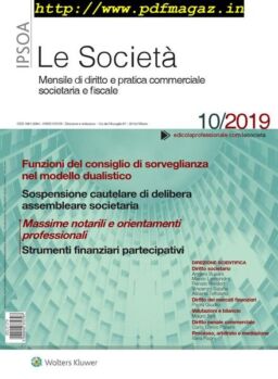 Le Societa – Ottobre 2019