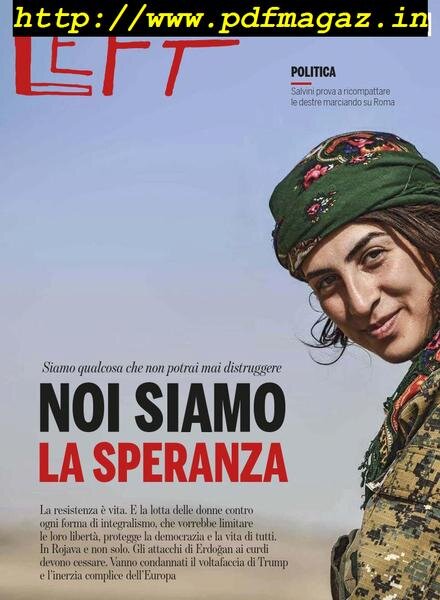 Left – 18 Ottobre 2019 Cover