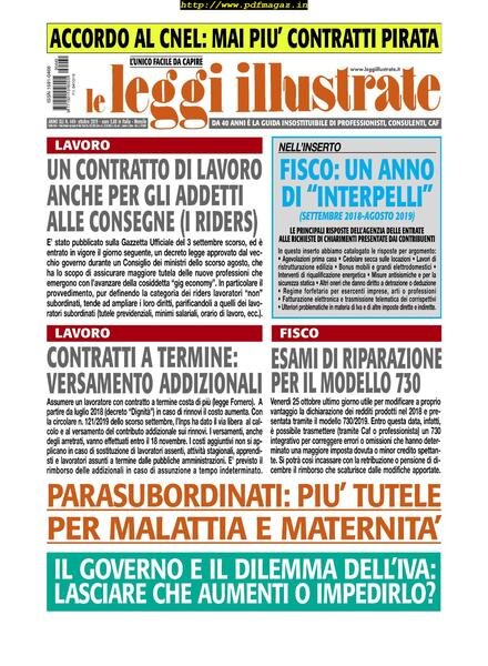 Leggi Illustrate – ottobre 2019 Cover