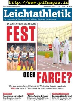 Leichtathletik – 25 September 2019