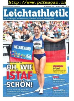 Leichtathletik – 4 September 2019