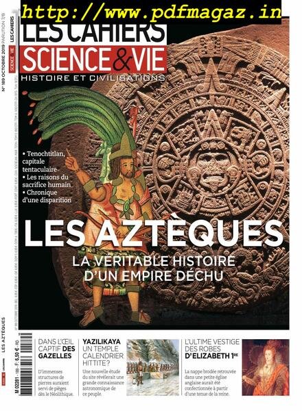 Les Cahiers de Science & Vie – octobre 2019 Cover