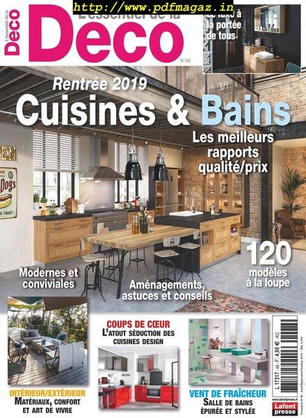 L’Essentiel de la Deco – Aout-Octobre 2019 Cover