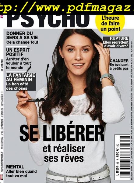 L’Essentiel De La Psycho – septembre 2019 Cover