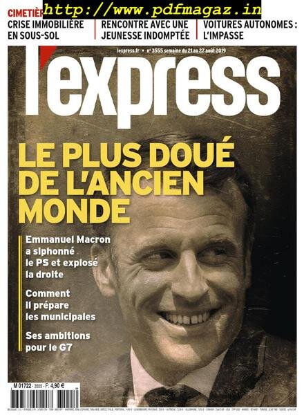 L’Express – 21 aout 2019 Cover
