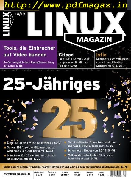 Linux-Magazin – Oktober 2019 Cover