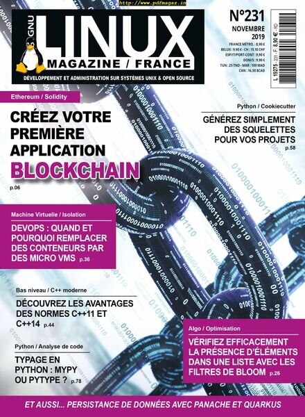 Linux Magazine France – Novembre 2019 Cover
