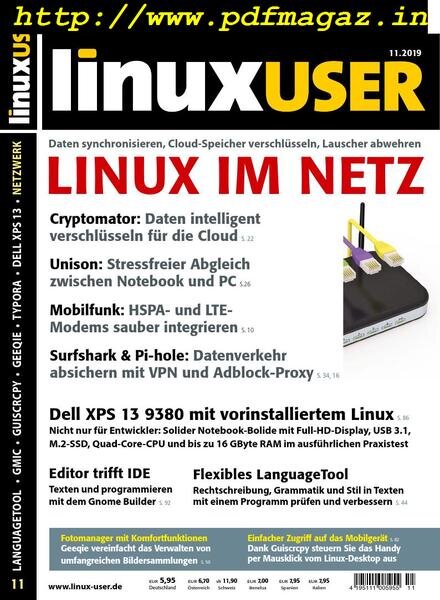 LinuxUser – November 2019 Cover