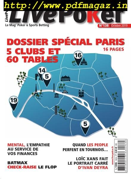 Live Poker – 01 octobre 2019 Cover