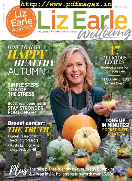 Liz Earle Wellbeing – September 2019 Cover