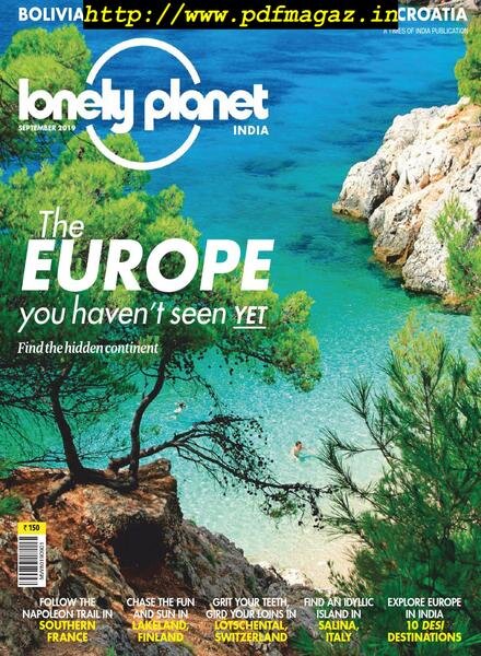 Lonely Planet India – September 2019 Cover