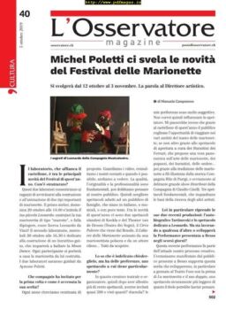 L’Osservatore – 05 ottobre 2019