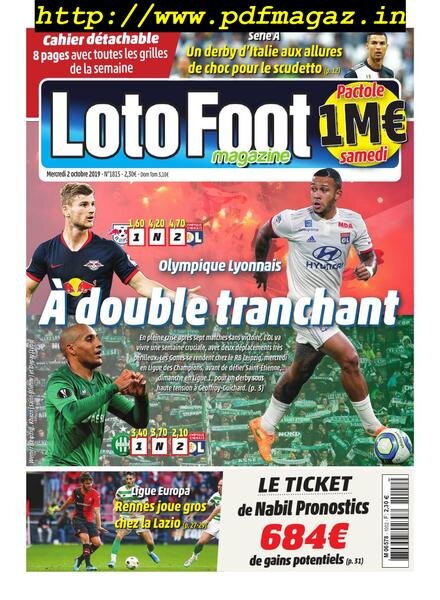 Loto Foot – 02 octobre 2019 Cover