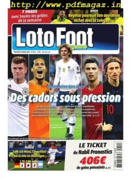 Loto Foot – 09 octobre 2019