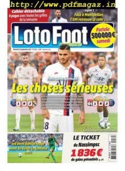 Loto Foot – 18 septembre 2019