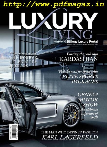 Luxury Living – Issue 8, 2019 Cover