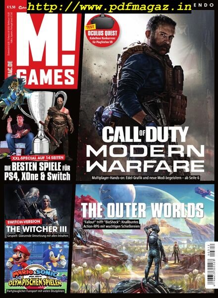 M! Games – September 2019 Cover