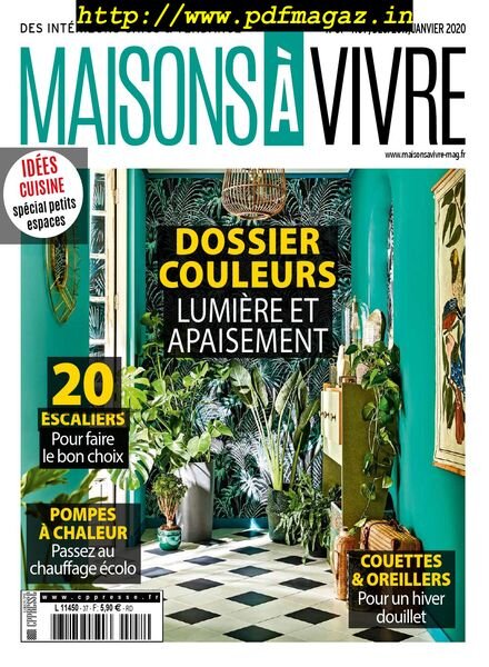 Maisons a Vivre – novembre 2019 Cover
