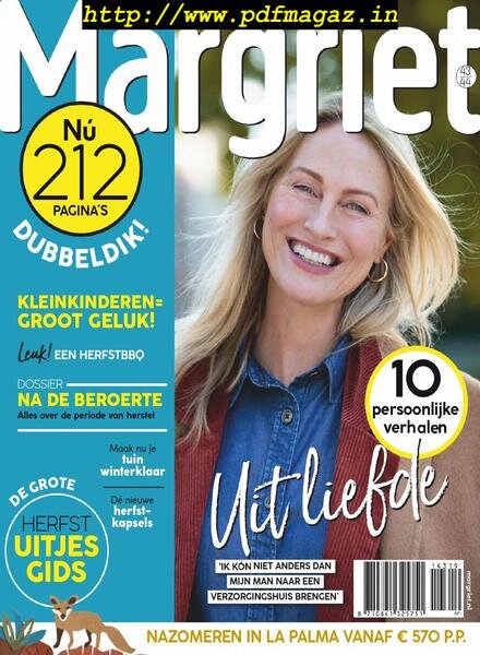 Margriet – oktober 10, 2019 Cover