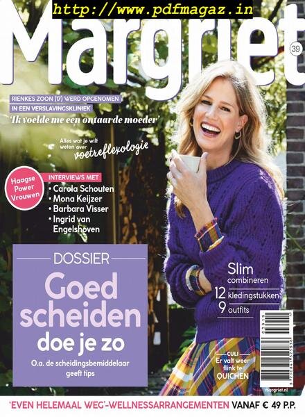 Margriet – september 12, 2019 Cover