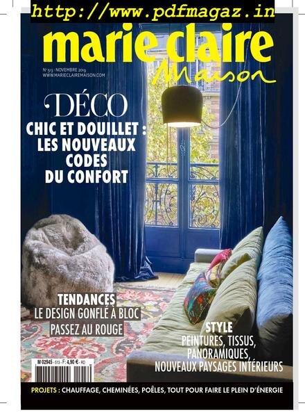 Marie Claire Maison France – novembre 2019 Cover