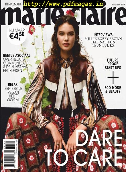 Marie Claire Netherlands – november 2019 Cover