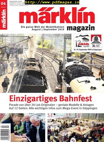 Marklin Magazin – August-September 2019 Cover