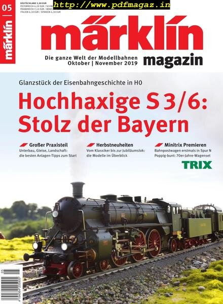 Marklin Magazin – Oktober-November 2019 Cover
