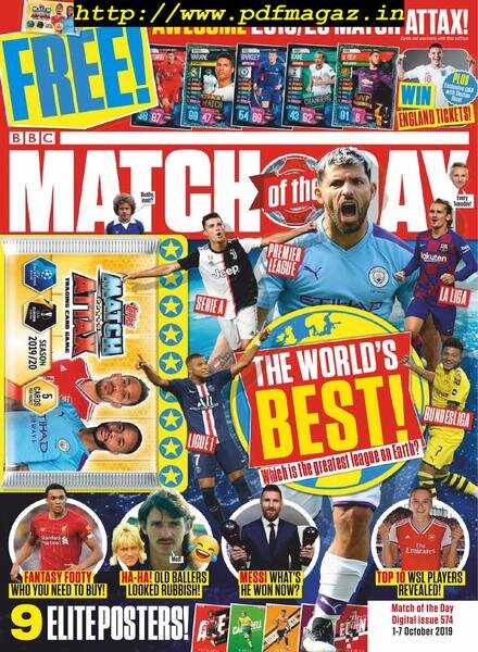 Match of the Day – 01 October 2019 Cover
