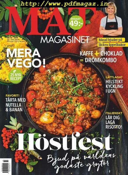 Matmagasinet – oktober 2019 Cover