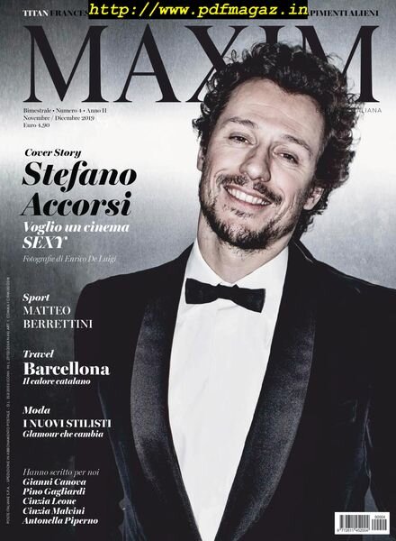 Maxim Italia – Novembre-Dicembre 2019 Cover