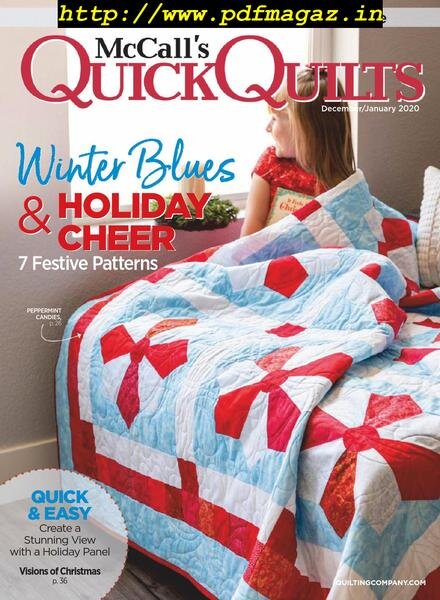McCall’s Quick Quilts – December 2019 Cover