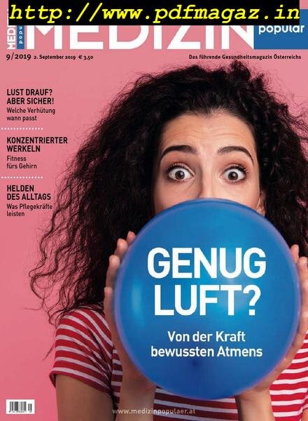 Medizin Popular – August 2019 Cover