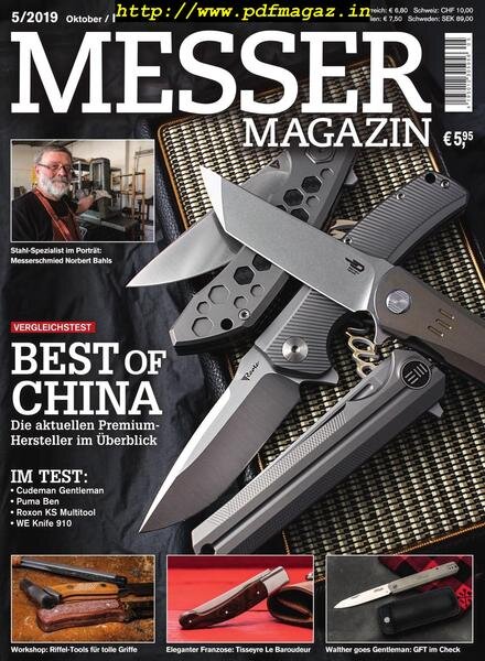 Messer Magazin – Oktober-November 2019 Cover