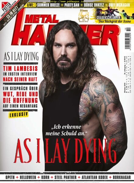 Metal Hammer Germany – Oktober 2019 Cover