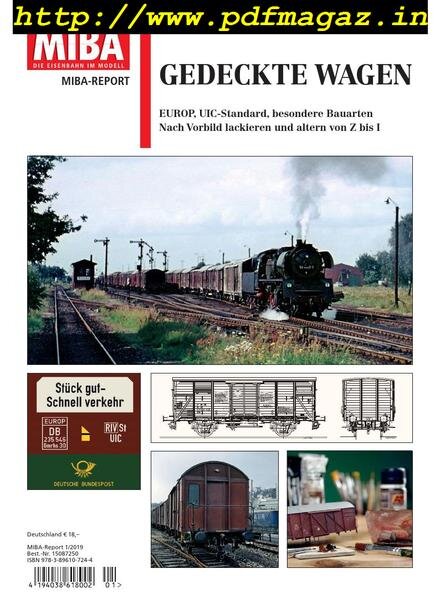 Miba-Report – Nr.1, 2019 Cover