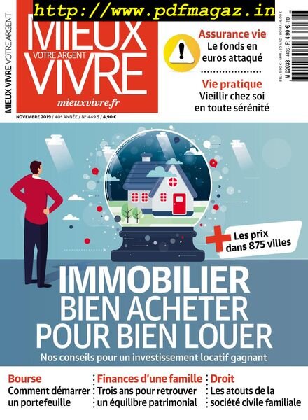 Mieux Vivre Votre Argent – novembre 2019 Cover