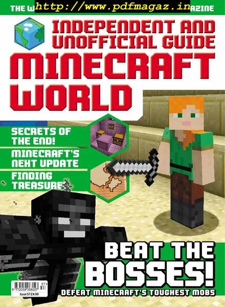 Minecraft World Magazine – December 2019 Cover