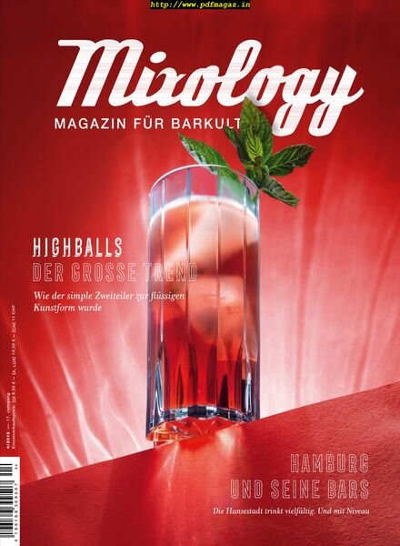 Mixology – August 2019 Cover