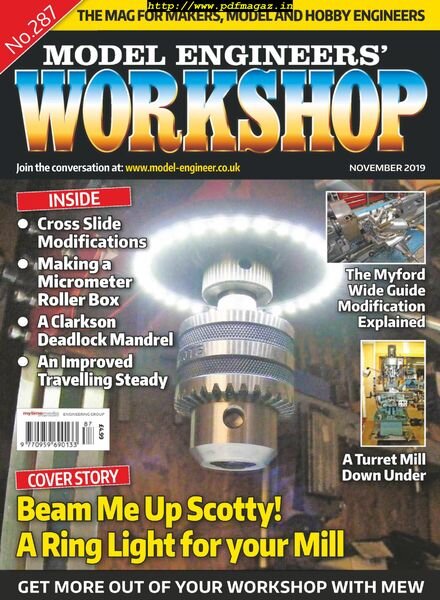 Model Engineers’ Workshop – November 2019 Cover