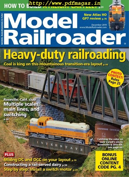 Model Railroader – December 2019 Cover
