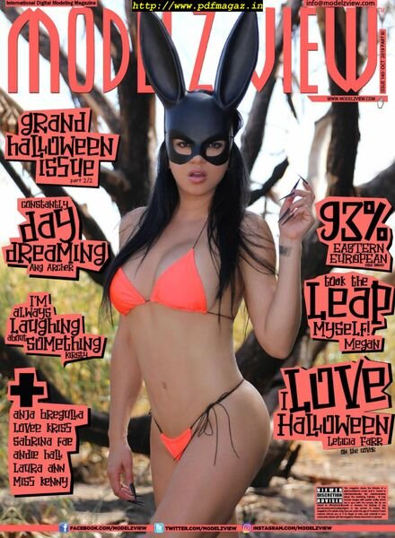 Modelz View – October Part 3, Halloween Special 2, 2019 Cover
