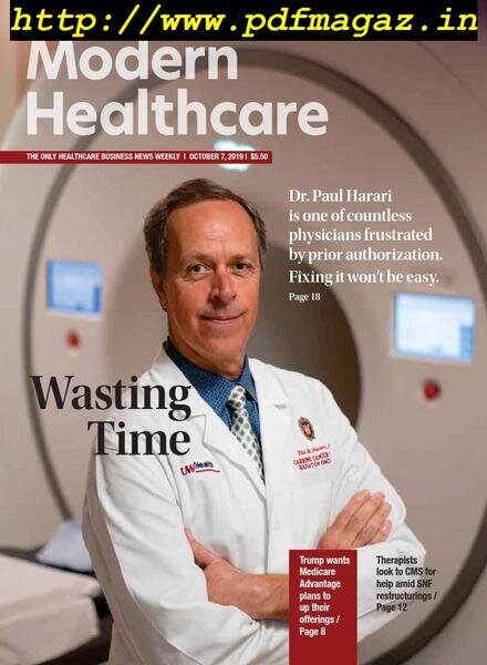 Modern Healthcare – October 07, 2019 Cover